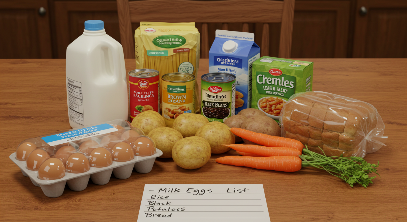 Budget Grocery List 2025