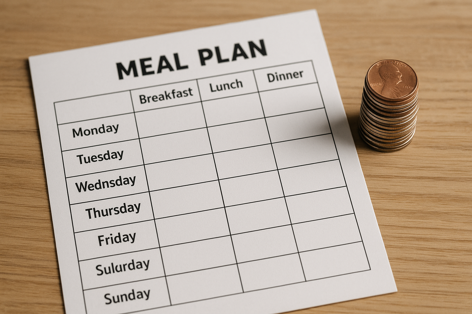 Budget Meal Planning